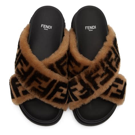 fendi slides fur|fendi slides price.